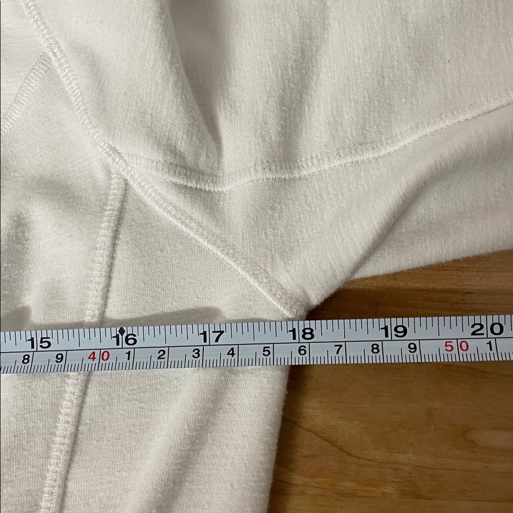 Athleta white full zip athletic golf tennis casual hoodie women’s size medium - Picture 12 of 15